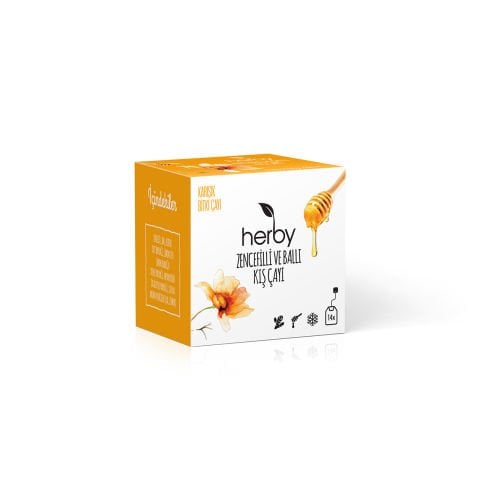 Zencefilli Ballı Kış Çayı 14lü