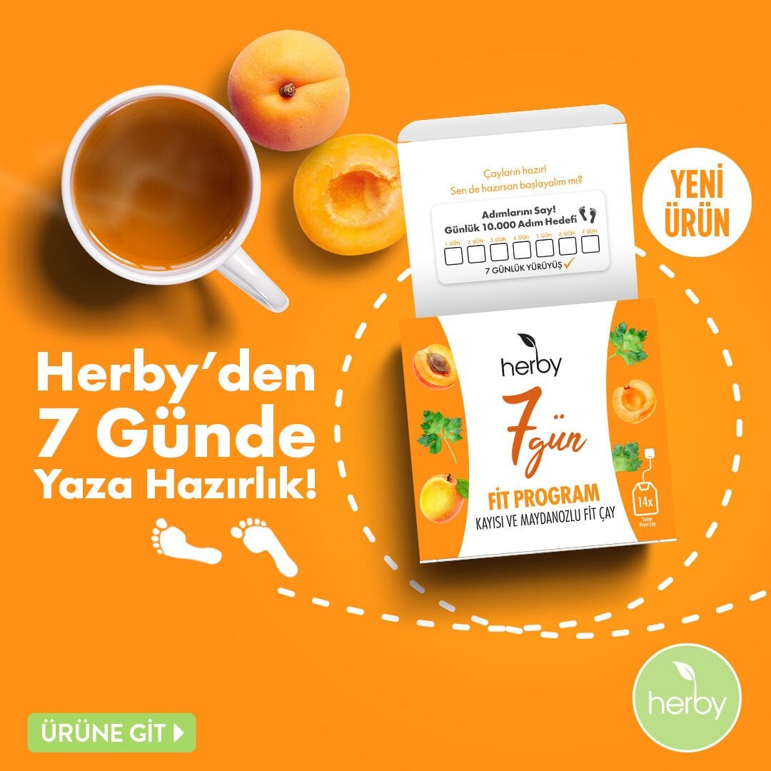 7 gün kayisi maydanozlu