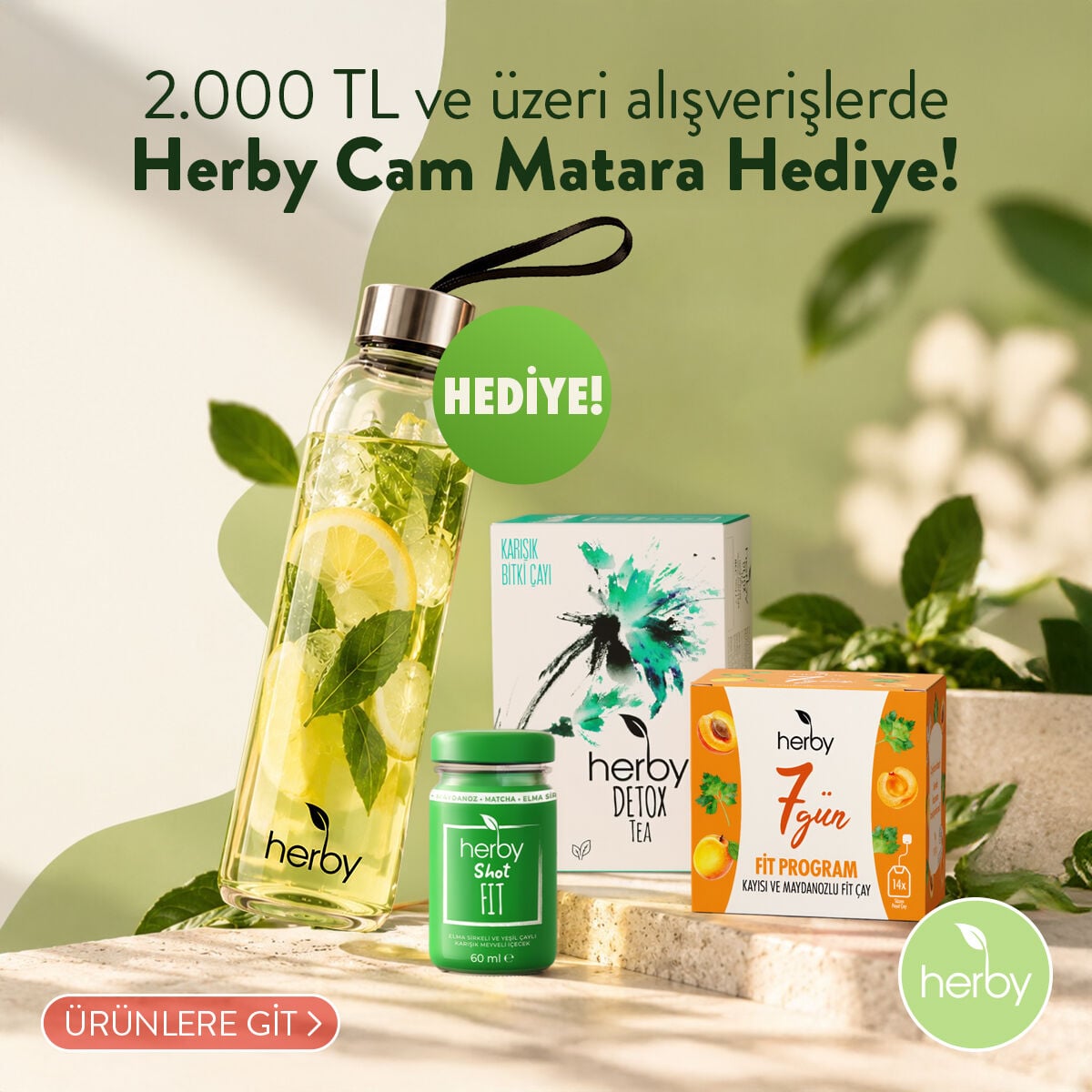 Cam matara hediye