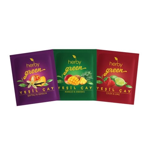 Herby Yeşil Çay Deneme Paketi 3'lü