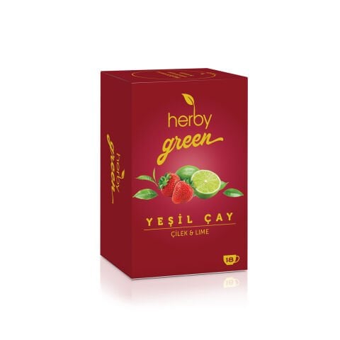 Herby Yeşil Çay Çilek ve Lime