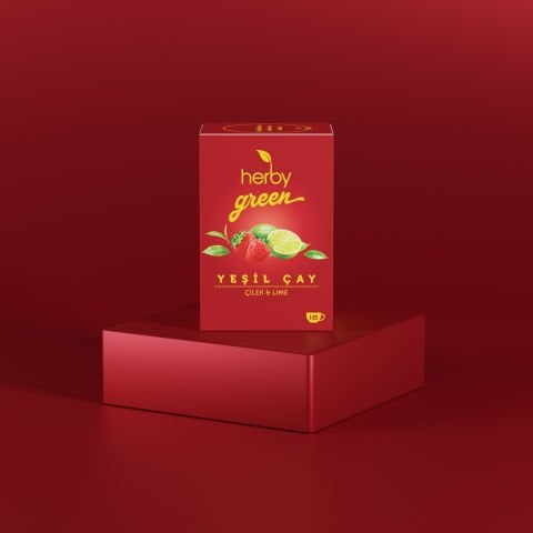Herby Yeşil Çay Çilek ve Lime