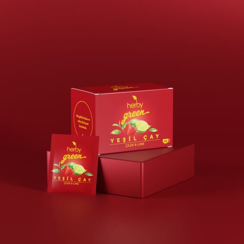 Herby Yeşil Çay Çilek ve Lime