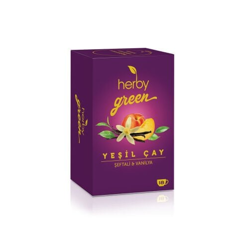 Herby Yeşil Çay Şeftali ve Vanilya