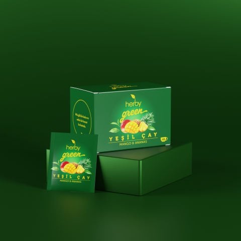 Herby Yeşil Çay Mango ve Ananas