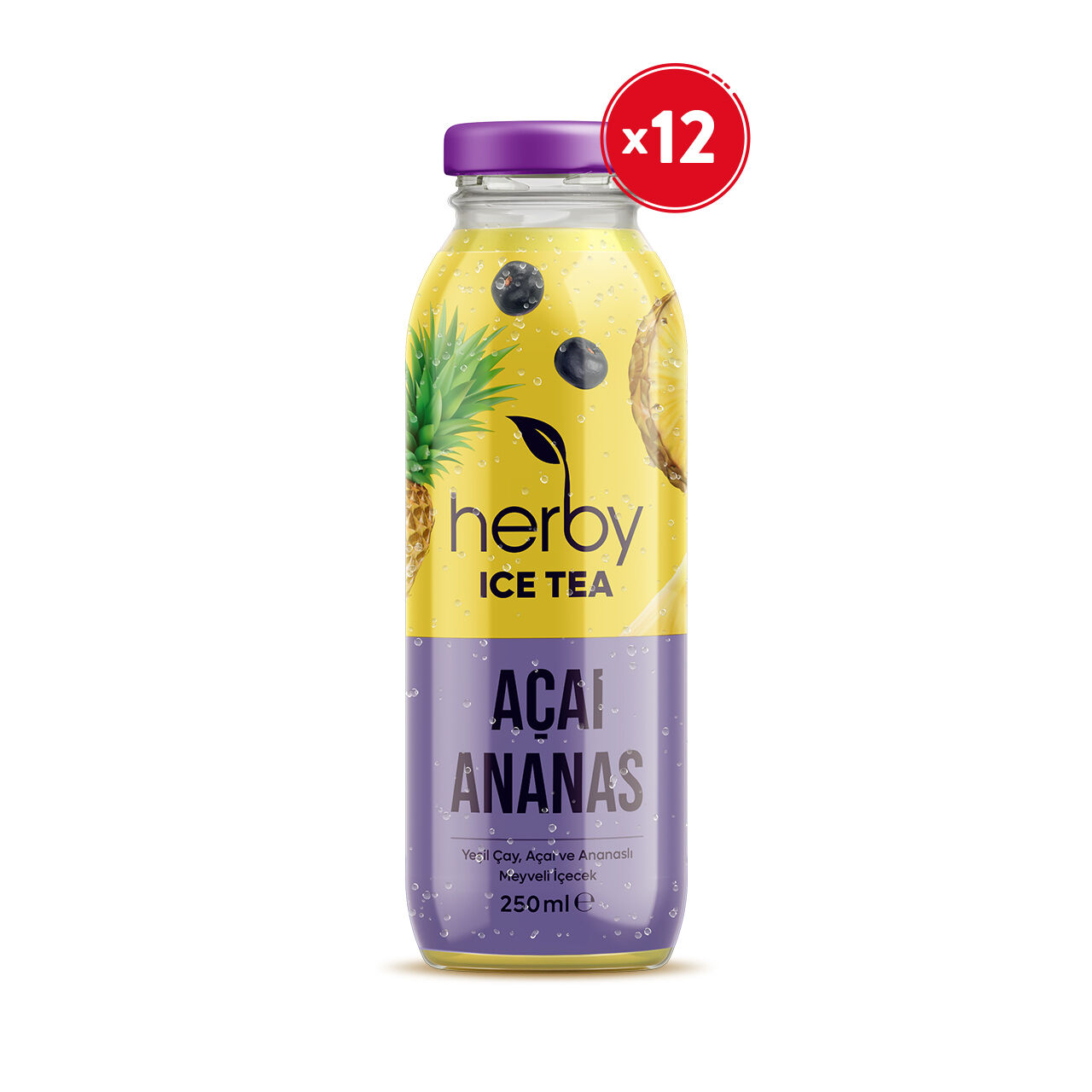 Ice Tea Açai Ananas 250 ml x 12 Adet