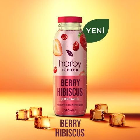Herby Ice Tea Berry Hibiscus 250 ml 12'li