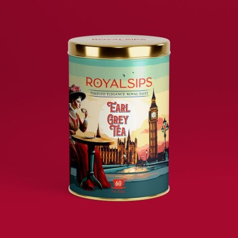 Royalsips - Earl Grey Tea 60 Süzen Poşet