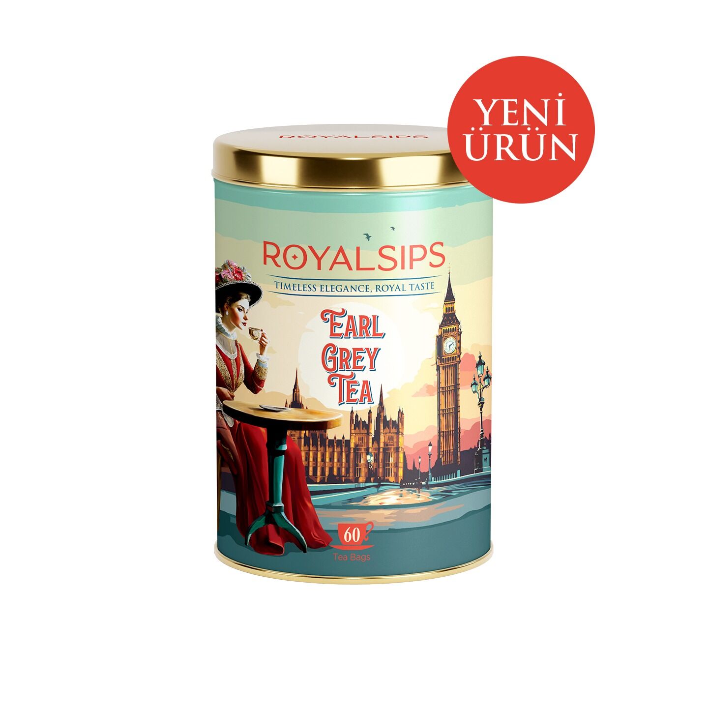 Royalsips - Earl Grey Tea 60 Süzen Poşet