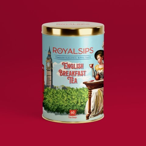 Royalsips - English Breakfast Tea 60 Süzen Poşet