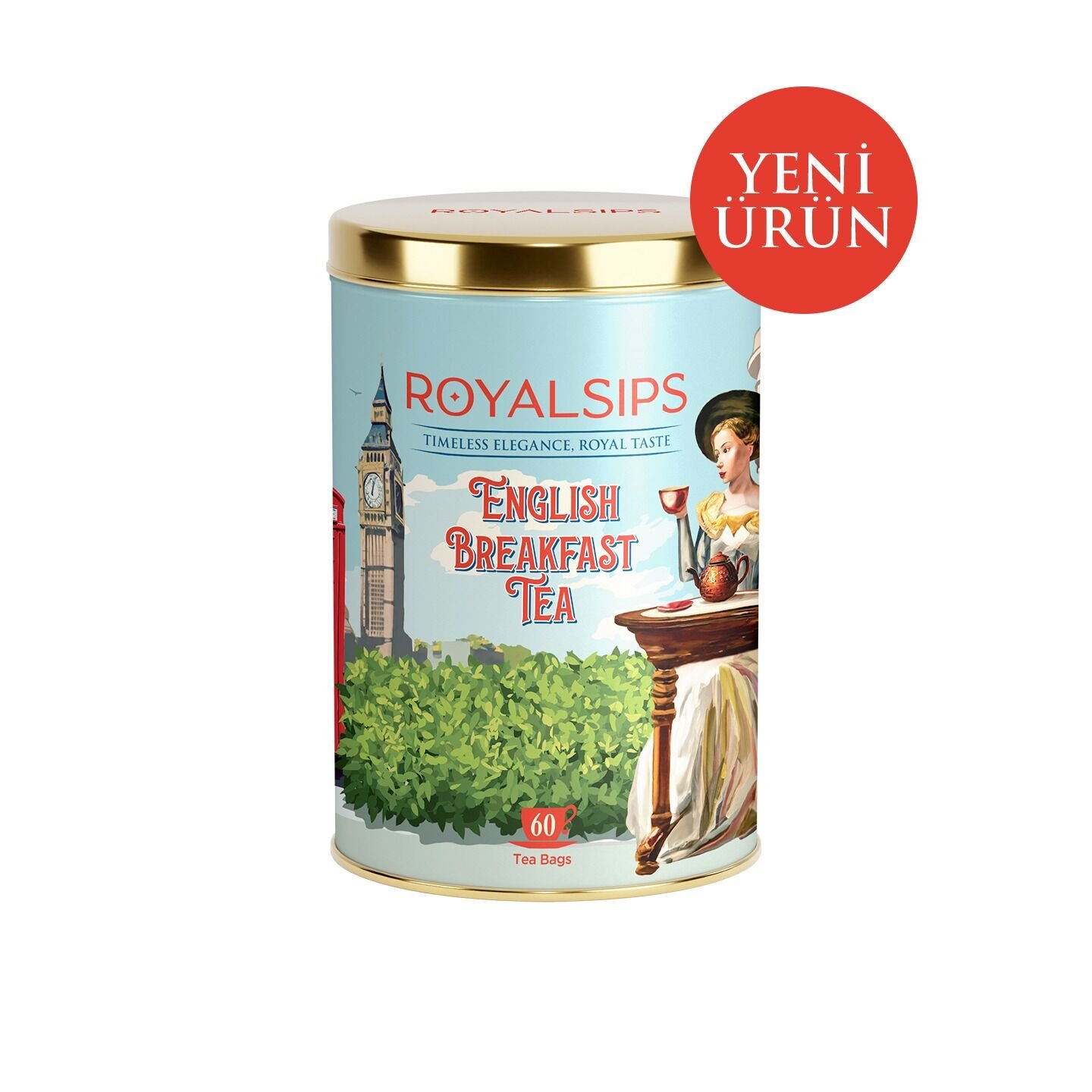 Royalsips - English Breakfast Tea 60 Süzen Poşet