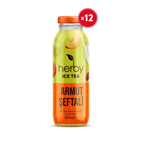 Herby Ice Tea Armut Şeftali 250 ml 12'li