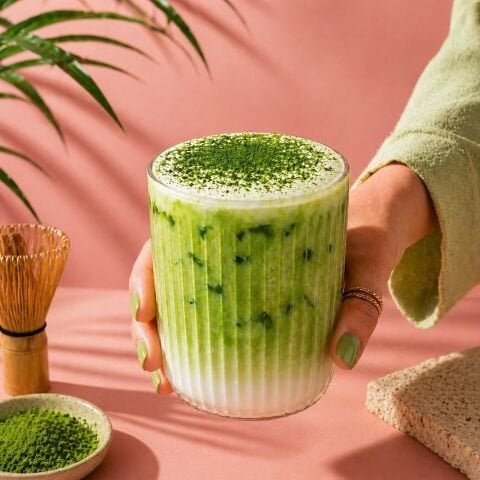 Herby Premium Matcha - Çilek ve Vanilya Aromalı 25g