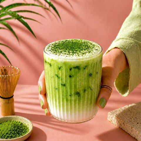 Herby Premium Matcha - Çilek ve Vanilya Aromalı 25g