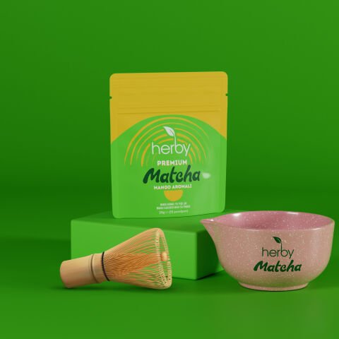 Herby Premium Matcha - Mango Aromalı 25g