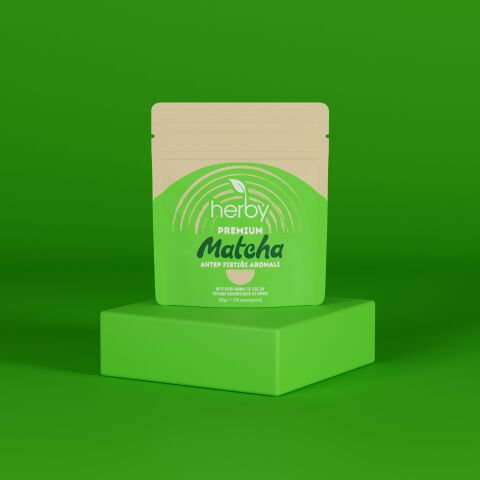 Herby Premium Matcha - Antep Fıstığı Aromalı 25g