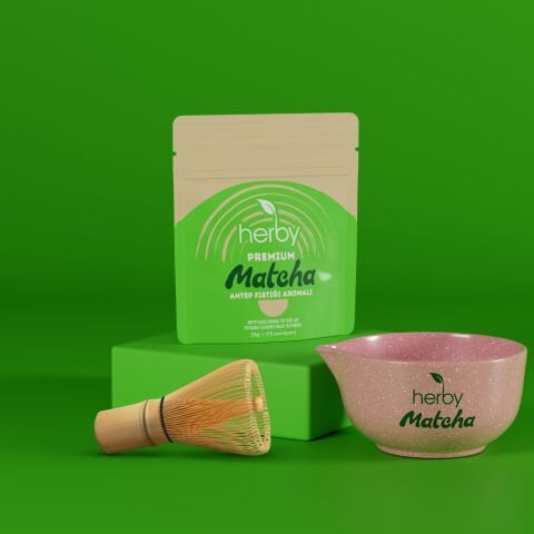 Herby Premium Matcha - Antep Fıstığı Aromalı 25g