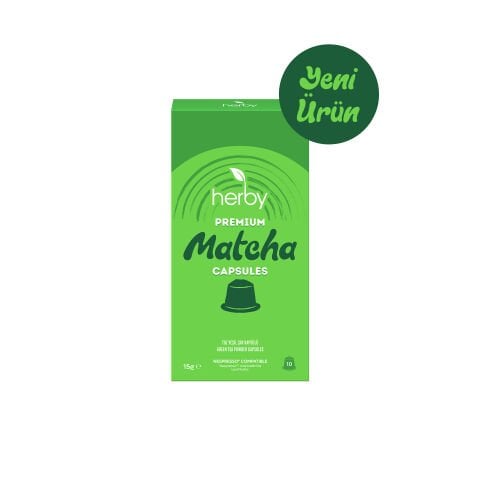 Herby Premium Matcha Kapsül 10'lu