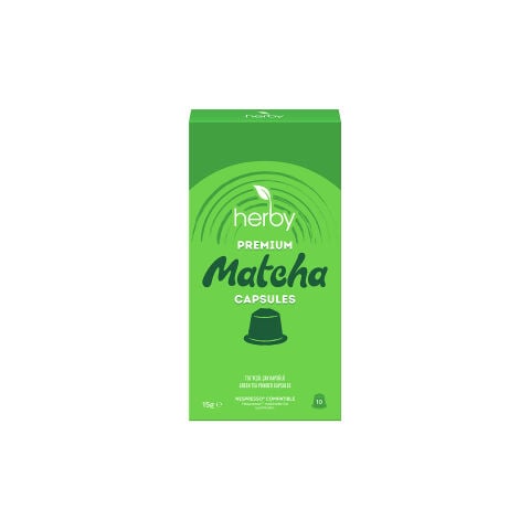 Herby Premium Matcha Kapsül 10'lu