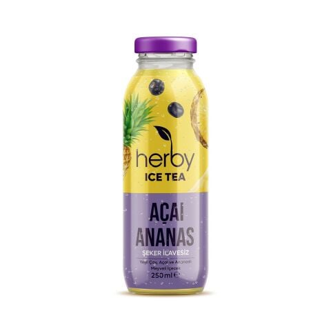Herby Ice Tea Açai Ananas 250 ml 24'lü