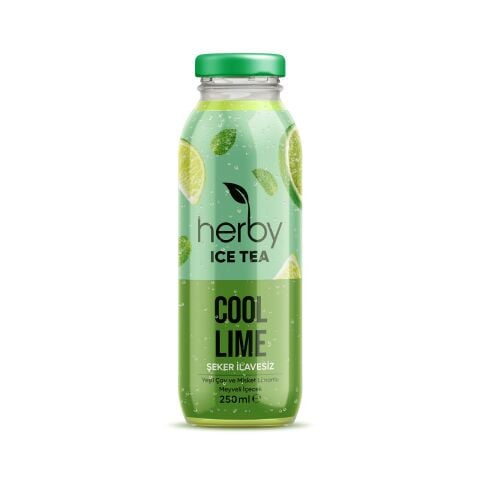 Herby Ice Tea Cool Lime 250 ml 24'lü