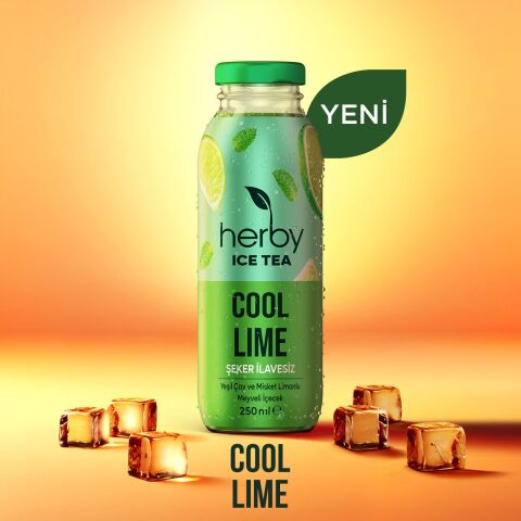 Herby Ice Tea Cool Lime 250 ml 24'lü