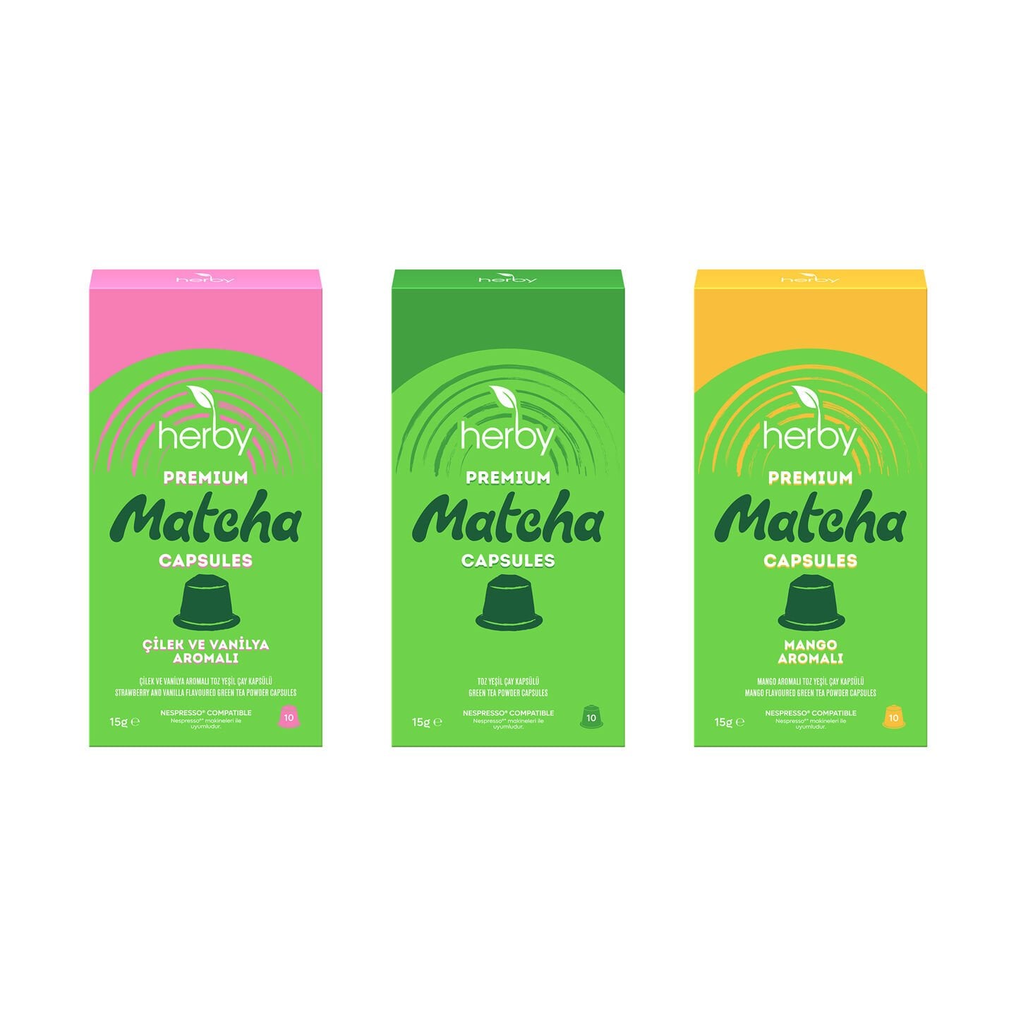 Herby Premium Matcha Kapsül - Deneme Paketi