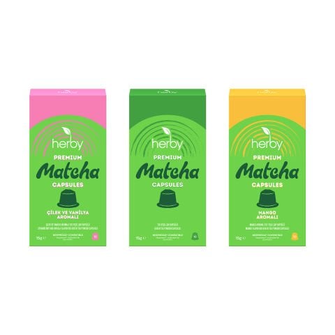 Herby Premium Matcha Kapsül - Deneme Paketi