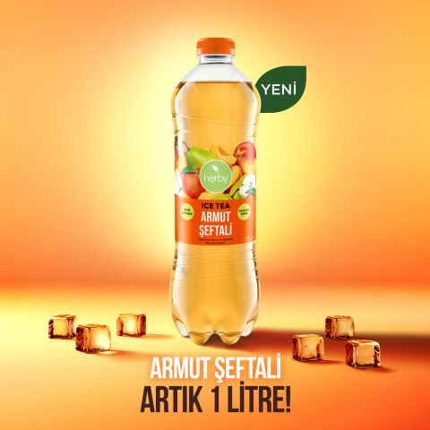 Herby Ice Tea Armut Şeftali 1 L x 12 Adet
