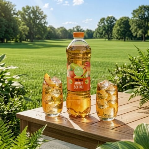 Herby Ice Tea Armut Şeftali 1 Litre x 12 Adet