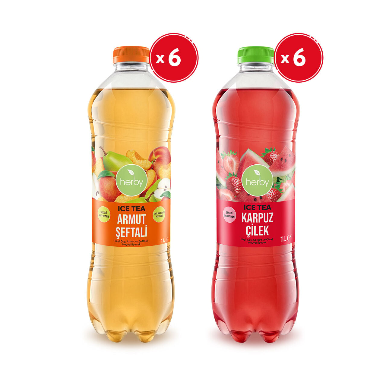 Herby Ice Tea 1 Litre Karma Paket x 12 Adet