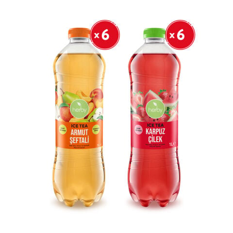 Herby Ice Tea 1 Litre Karma Paket x 12 Adet