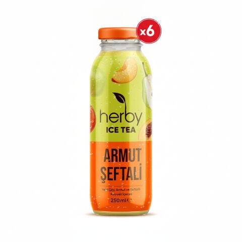 Herby Ice Tea Armut Şeftali 250 ml 6'lı