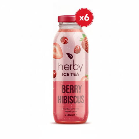 Herby Ice Tea Berry Hibiscus 250 ml 6'lı