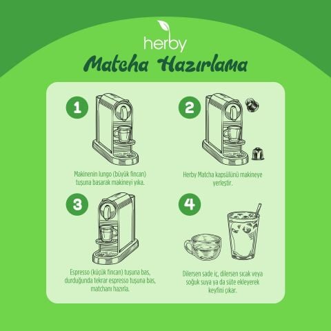Herby Premium Matcha Kapsül 6'lı