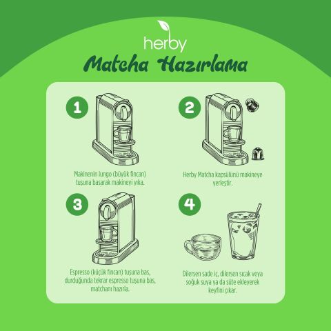 Herby Premium Matcha Kapsül 6'lı