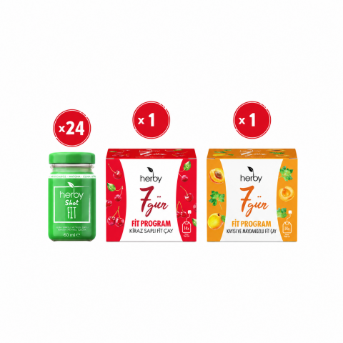 2 Haftalık Diyet Paketi - Shot & Bitki Çayı